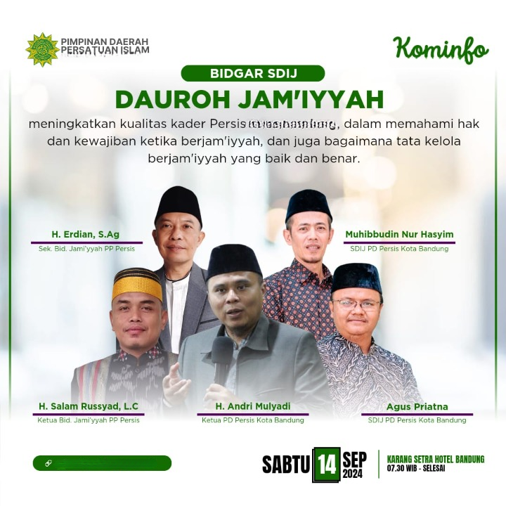 Dauroh Jamiyyah SDIJ PD PERSIS Provinsi Sulawesi Selatan
